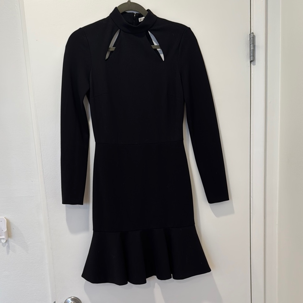 Alice & Olivia Black Fit and Flare dress